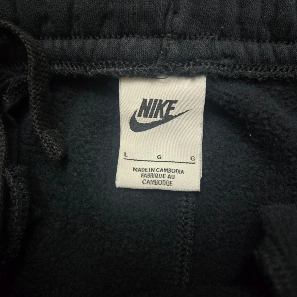 Nike Joggers‎ Mens Large Black Club Fleece Athletic Gym Training Sportswear